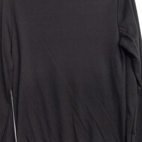 Heat Core Mens Black Polyester Sweater Crew Neck Pullover Casual Long Sleeve M - Picture 4 of 8